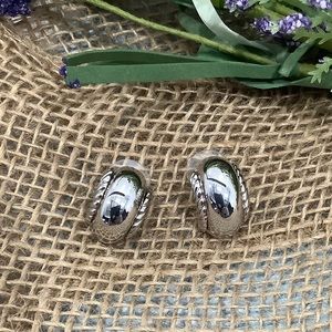 KJL Hoop Earrings in a Jacket